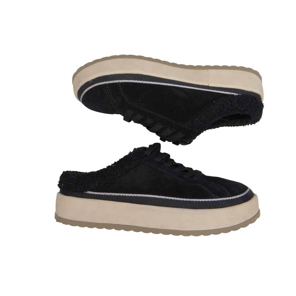 Dr. Scholls Original Collection Womens Black Suede Platform Sneakers Size 8M